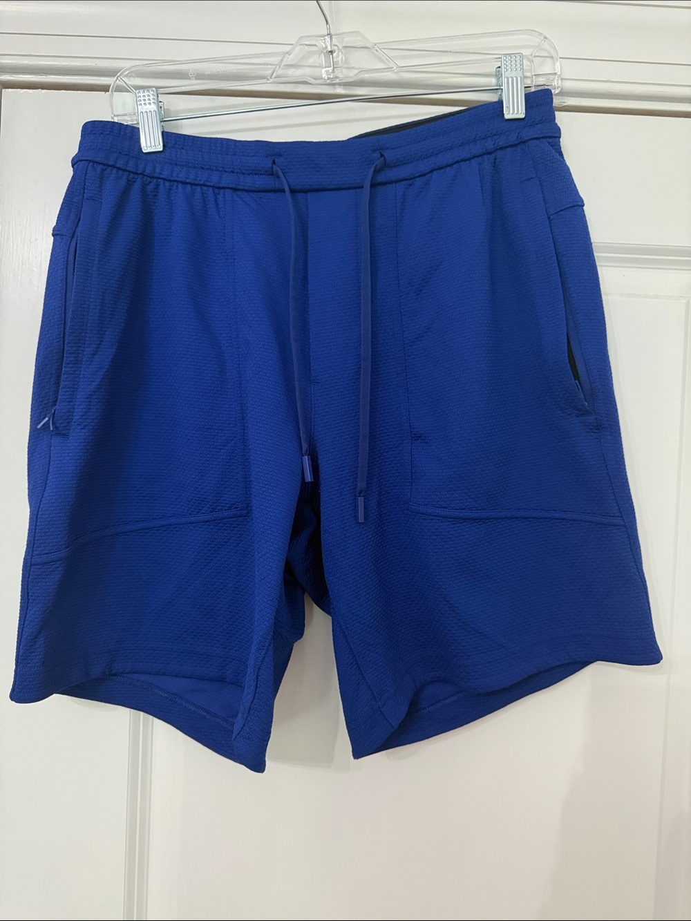 lululemon athletica Royal Blue Athletic Shorts with Drawstring. Minimally worn